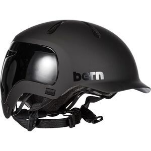 Bern Watts 2.0 Multisport Certified Adult Bicycle Helmet, Matte Black, Medium